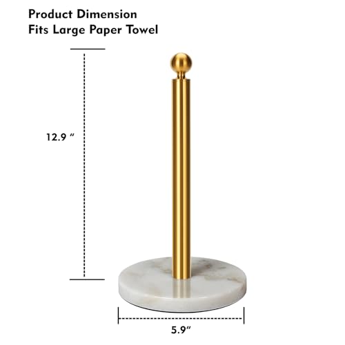 Gold Paper Towel Holder Countertop (Gold)