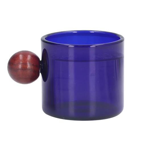 Glass Espresso Cups (Blue)