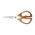 All Purpose Kitchen Shears with Faux Wood (Pecan Wood Handles)