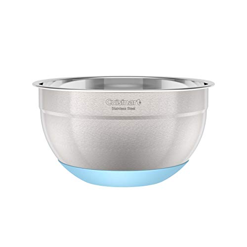 3 Piece Stainless Steel Mixing Bowls with Nonslip Base (3-Piece)