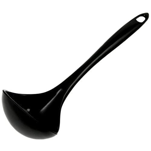 Basic Melamine Cooking Ladle (Black / 10.5 Inch)