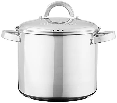 Sangerfield 5 (Stainless Steel / 5-Qt Pasta Pot w/Steamer & Strainer Lid)
