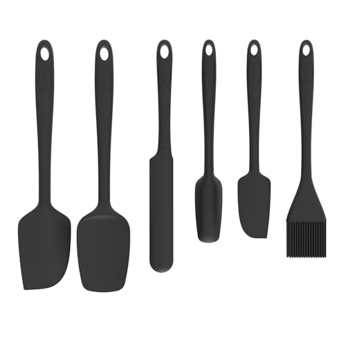 Silicone Spatula Set (Pure Black)