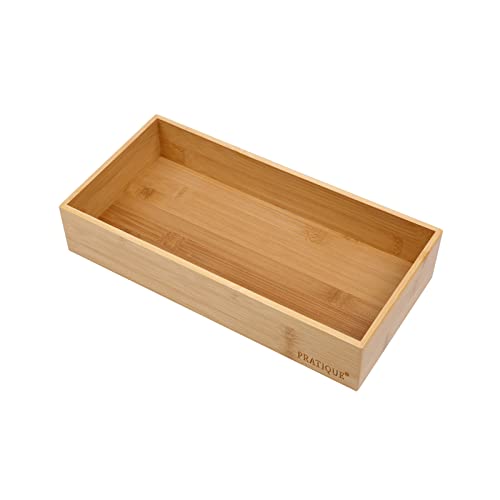 Bamboo Drawer Organizer (Bamboo / 12*5.9*2.6 inch)