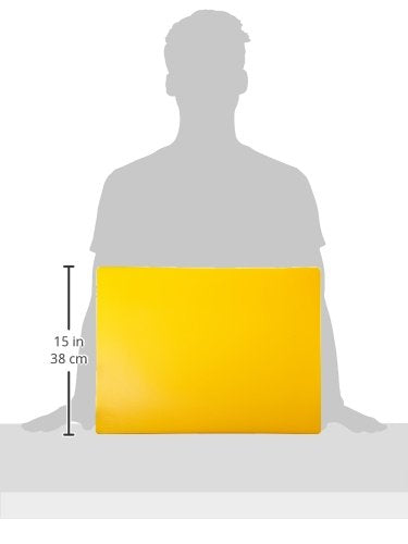 Heavy Duty Plastic Cutting Board (Yellow / 20"L x 15"W)