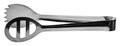 7 3/4" Heavy-Duty Oval Salad Tongs (7-3/4" / Salad / Stainless Steel)