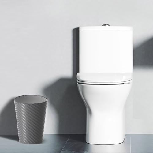 Bathroom Trash Can 3 Pack (Grey- 3 Pack)