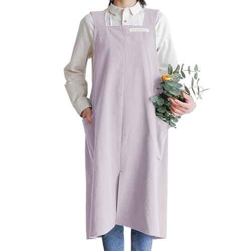 Cotton Aprons for Women (Pink)