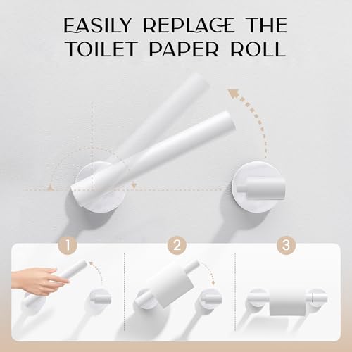 Day Moon™ Toilet Paper Holder (White)