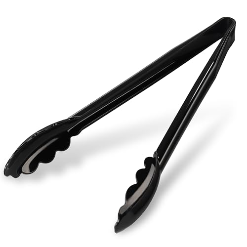 471203 Carly Salad Tong (12" Utility Tong / 12 Pack / Black)