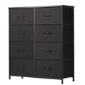 8 Drawer Black Dresser for Bedroom Tall (Ink / 31.5"D x 11.8"W x 36.4"H (8 Drawers))
