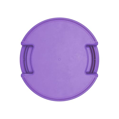 Bronco Waste Container Trash Container (Purple / 10 Gallons, (Pack of 6))