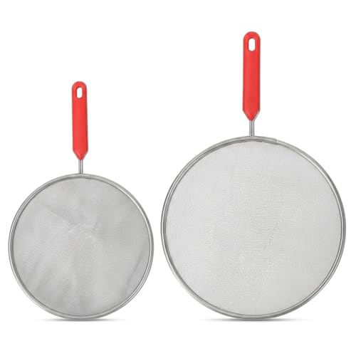 2 Splash Grease Screen for Frying Pans