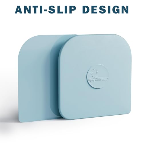 Pan Scraper 10Pcs Pot & Dish Scraper Plastic (10 Pcs / Aqua)