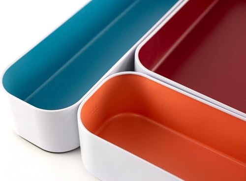 Metal Drawer Organizer Tray Set (Assorted, Blueberry, Sunset / 5 Piece)