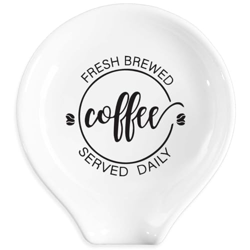 Funny Coffee Spoon Rest (Coffee Chaos & Cuss)