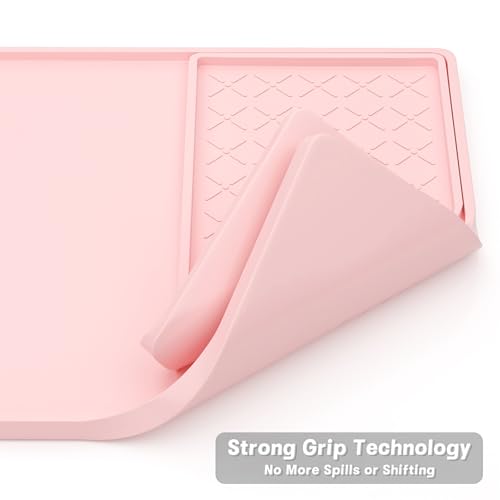Silicone Coffee Mat (Pink / 24" x 16")