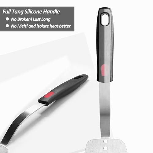 Stainless Steel Flexible Spatula (Small + X' Large (2 Pack))