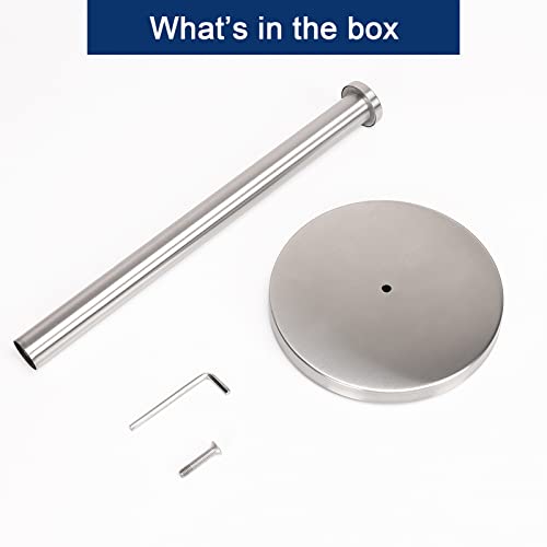 Standing Paper Towel Holder (Brushed Nickel)