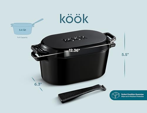 Dutch Oven with Lid (Kit / 3.4 Quarts)