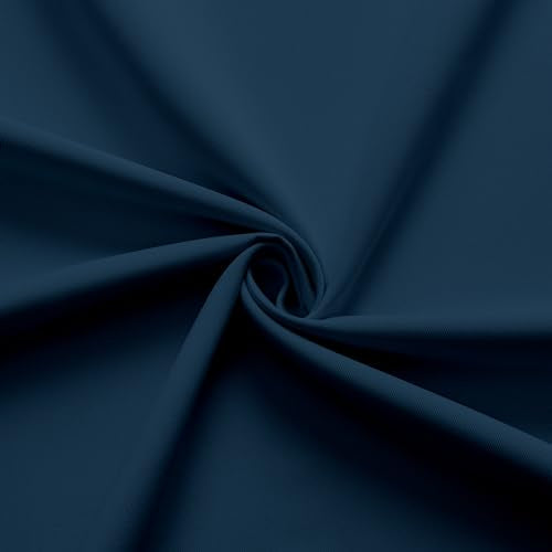Blackout Curtains 108 Inch Length 2 Panels Set (Navy Blue / 52"W x 108"L (Pack of 2))