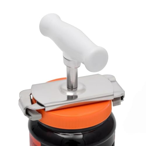 Jar Opener for Weak Hands (4" (with Rubber Grippers) (Pack of 1))