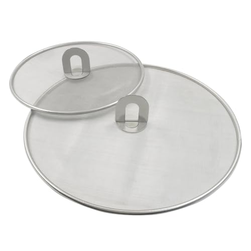 2Pcs 10" & 13" Stainless Steel Splatter Screen (10",13")