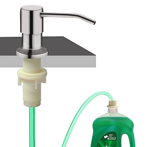 Soap Dispenser for Kitchen Sink (Brushed Nickel)