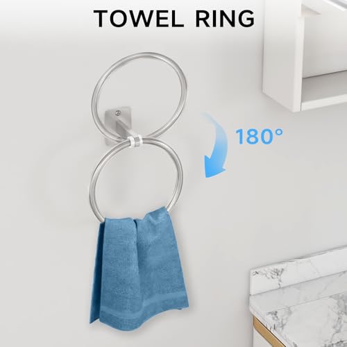 Brushed Nickel Bathroom Accessories Set (Brushed Nickel / 24 inch (4 Piece))