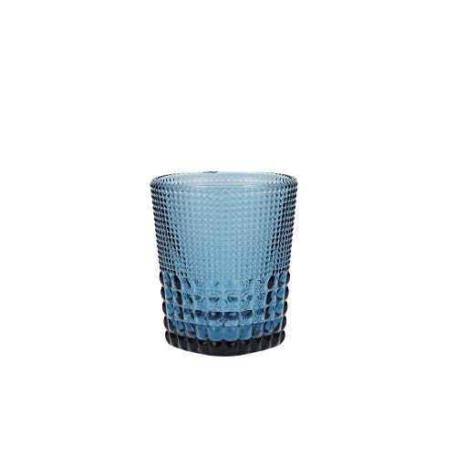 Malcolm Double Old Fashioned Cocktail Glass 6 Pack (Cornflower Blue)