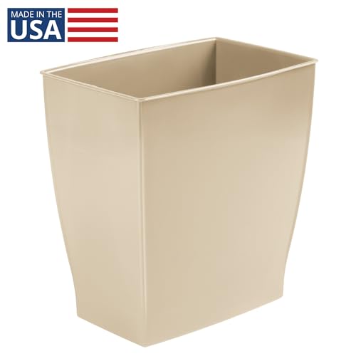 Small Plastic Bathroom Trash Can (Brown / Pack of 1)