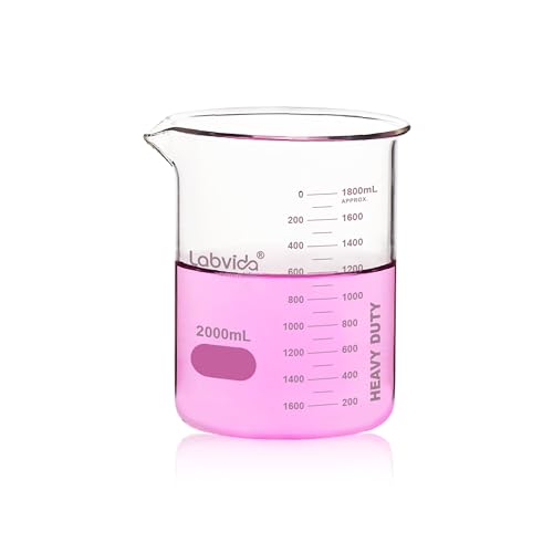 2000ml Upgrated Thick Glass Beaker (Vol.2000ml)