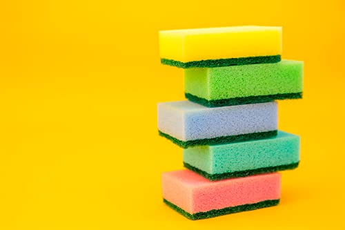 40 Kitchen Scrub Sponges (Multicolor)