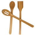 3 Piece Wooden Cooking Spoon Set