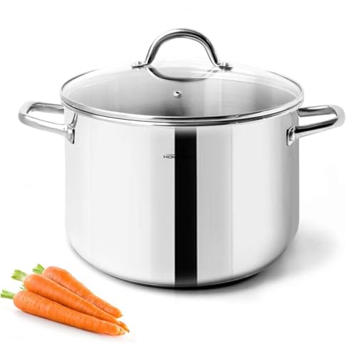 Small Stock Pot 4 Quart Nickel Free Stainless Steel (Shiny Silver - Mirror Polished Stainless Steel / 4 Quarts)