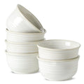 Cereal Bowls 20 Ounce Soup Bowls Set of 6 (Clay-Infused White / 20 Ounce)