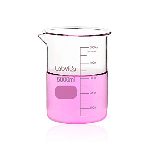 Griffin Low Form Glass Beaker (Vol.5000ml)