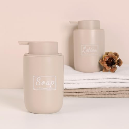 Khaki Soap Dispenser Set (Khak-2 Pack)