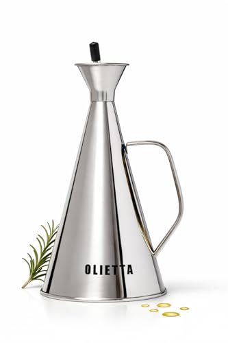 Olive Oil Dispenser Bottle (Stainless Steel / 16.9 Ounces)