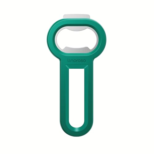 Magnetic Bottle Opener Pop Can Opener for Refrigerator (Green-1 Pack)