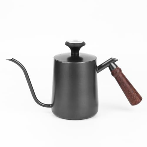 Pour Over Kettle 304 Stainless Steel Gooseneck Kettle with thermometer (600ML)