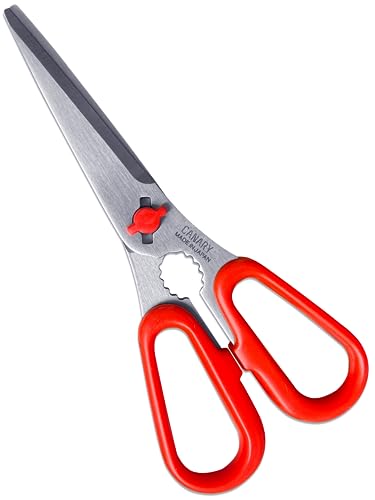 Japanese Food Scissors 6.8" Small Lightweight (6.8" Nimble (Red))