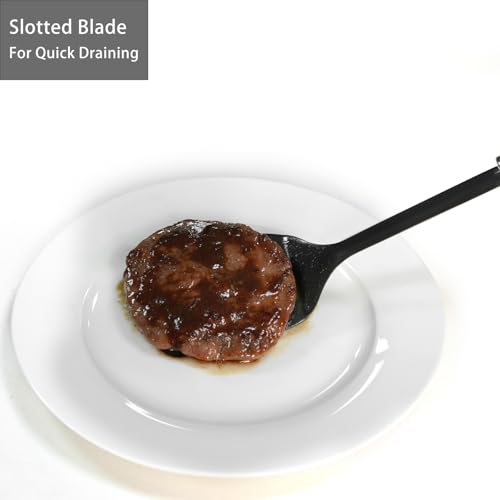 Stainless Steel Slotted Turner Spatula (Z-Black Turner Spatula)