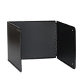 Large 3 Sided Splatter Guard for Frying Stove Top (3 Sided / Black)