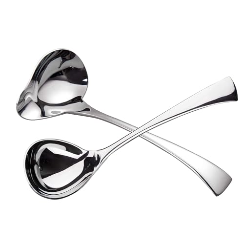 2 Piece Small Ladle Set (1 x Soup Spoon + 1 x Drizzle Spoon)