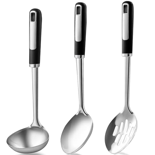 Stainless Steel Serving Spoon Set with Heat (13in)