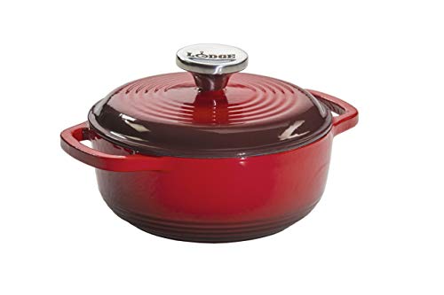 Essential Enamel Cast Iron Dutch Oven (Red / 1.5 Quart / Dutch Oven)