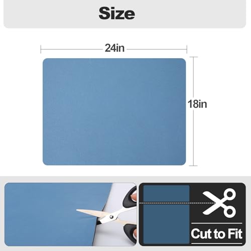 Dish Drying Mat for Kitchen Counter (Blue / 18" x 24")