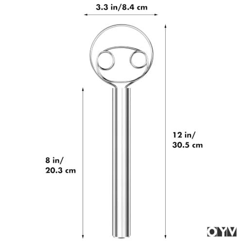 All 304 Stainless Steel Dough Whisk (12*3.4 in)
