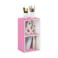 PASIR Book Shelf (White/Pink / 2-Cube)